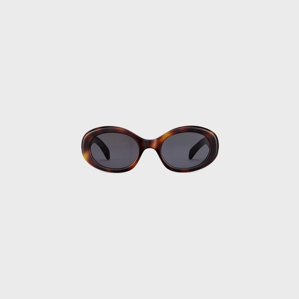 Celine Triomphe 01 Sunglasses Blonde Havana